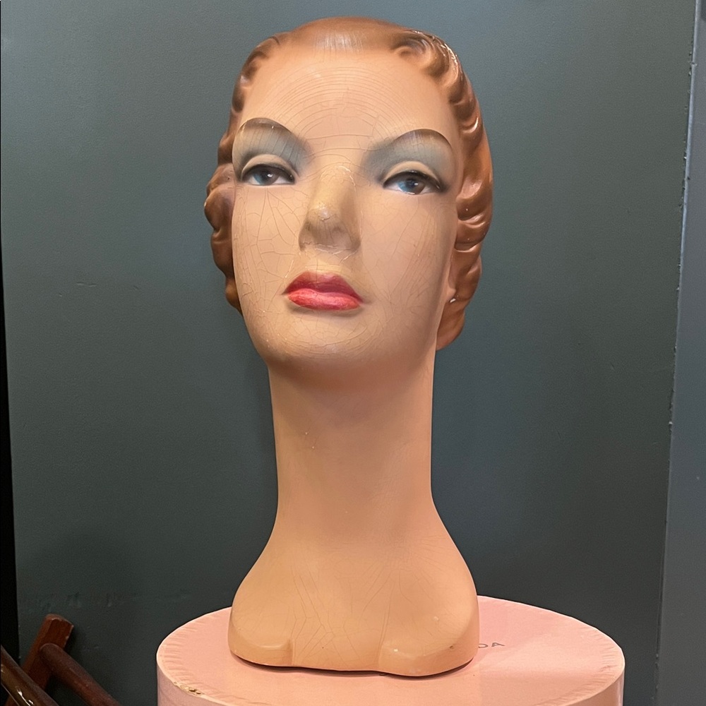 Vintage Female Mannequin Head